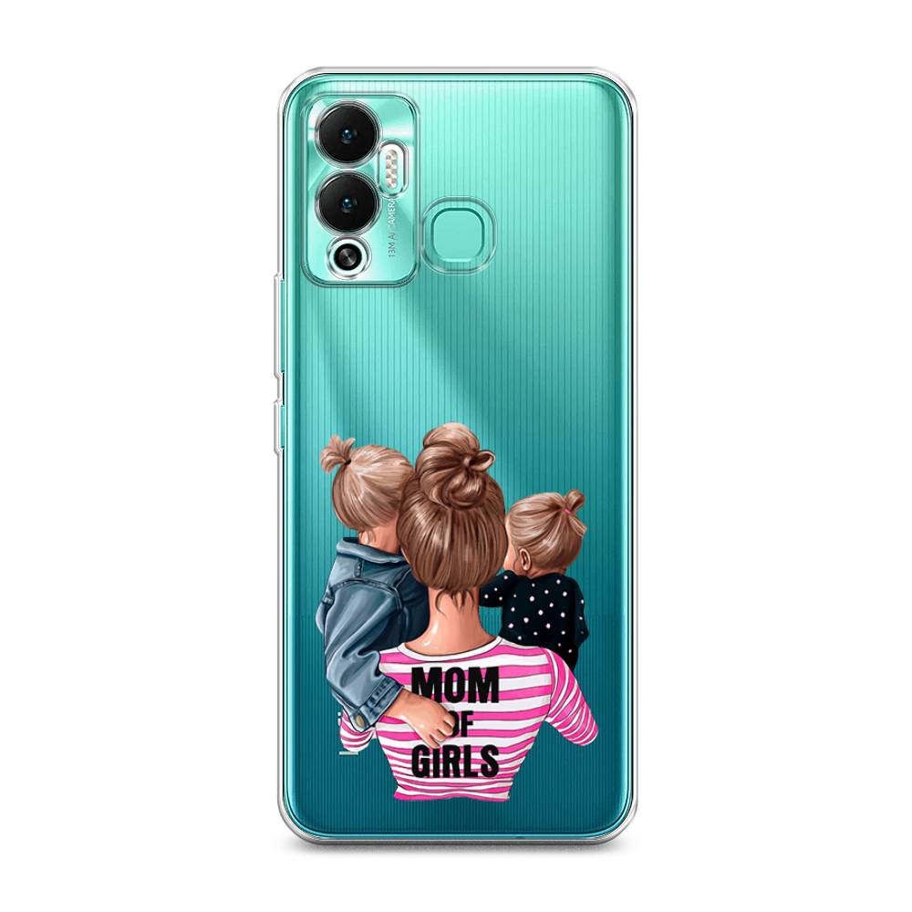 

Чехол Awog на Infinix Hot 12 Play "Mom of Girls", Разноцветный, 3101750-6