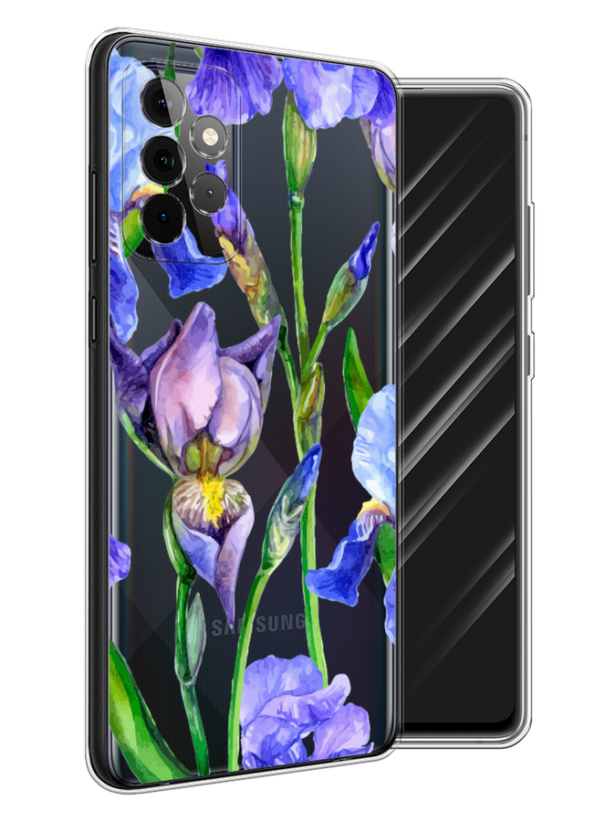 

Чехол Awog на Samsung Galaxy A72 / Самсунг A72 "Синие ирисы", Разноцветный, 2101950-8