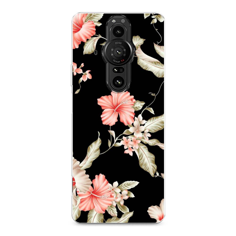 

Чехол Awog на Sony Xperia Pro-I "Цветы на черном", Разноцветный, 55050-8
