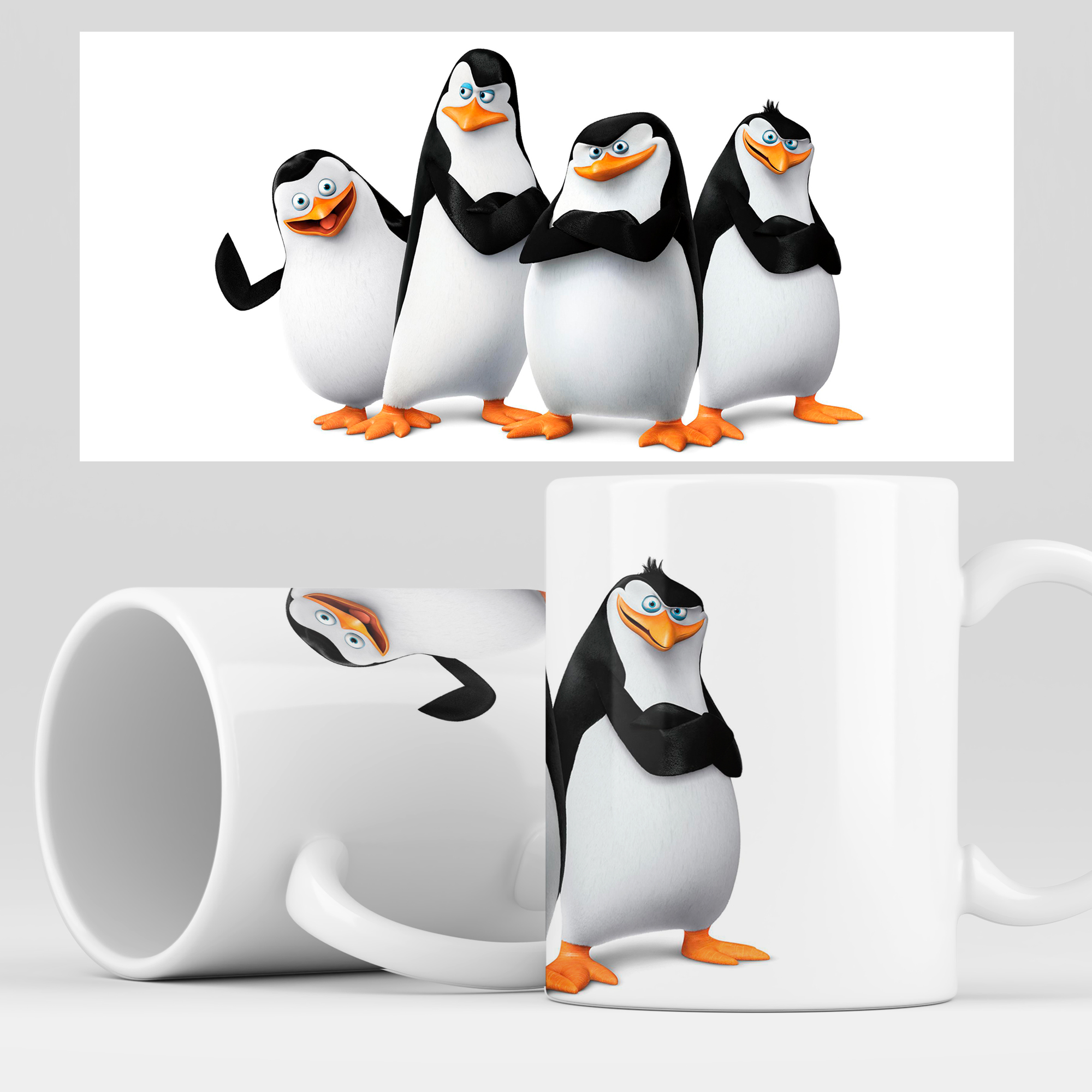 

Кружка RocketCup с принтом "Пингвины из Мадагаскара", Penguins01