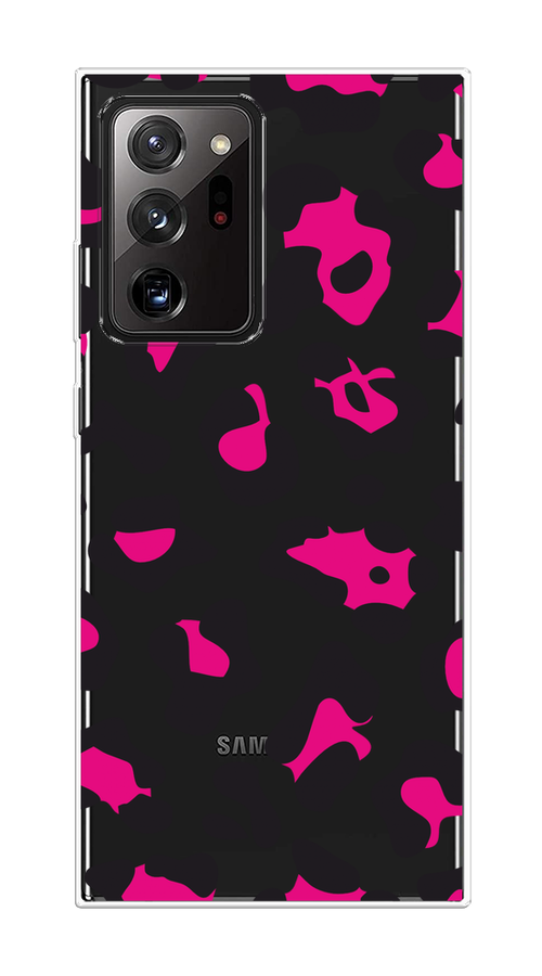 

Чехол на Samsung Galaxy Note 20 Ultra "Pink cow spots", Черный;розовый, 2101050-1