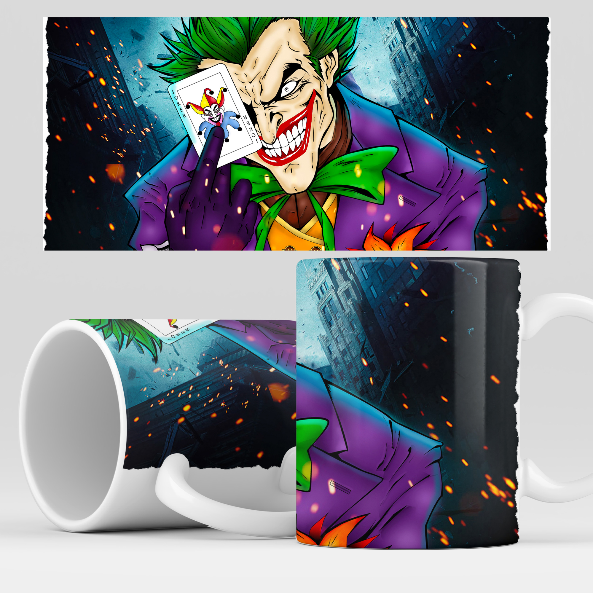 фото Кружка rocketcup с принтом "джокер" joker