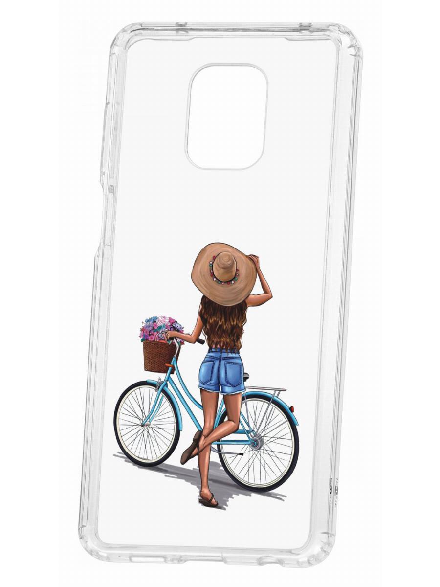 Чехол на Redmi Note 9 Pro/9s/9 Pro Max Kruche Print Велосипедная прогулка, противоударный