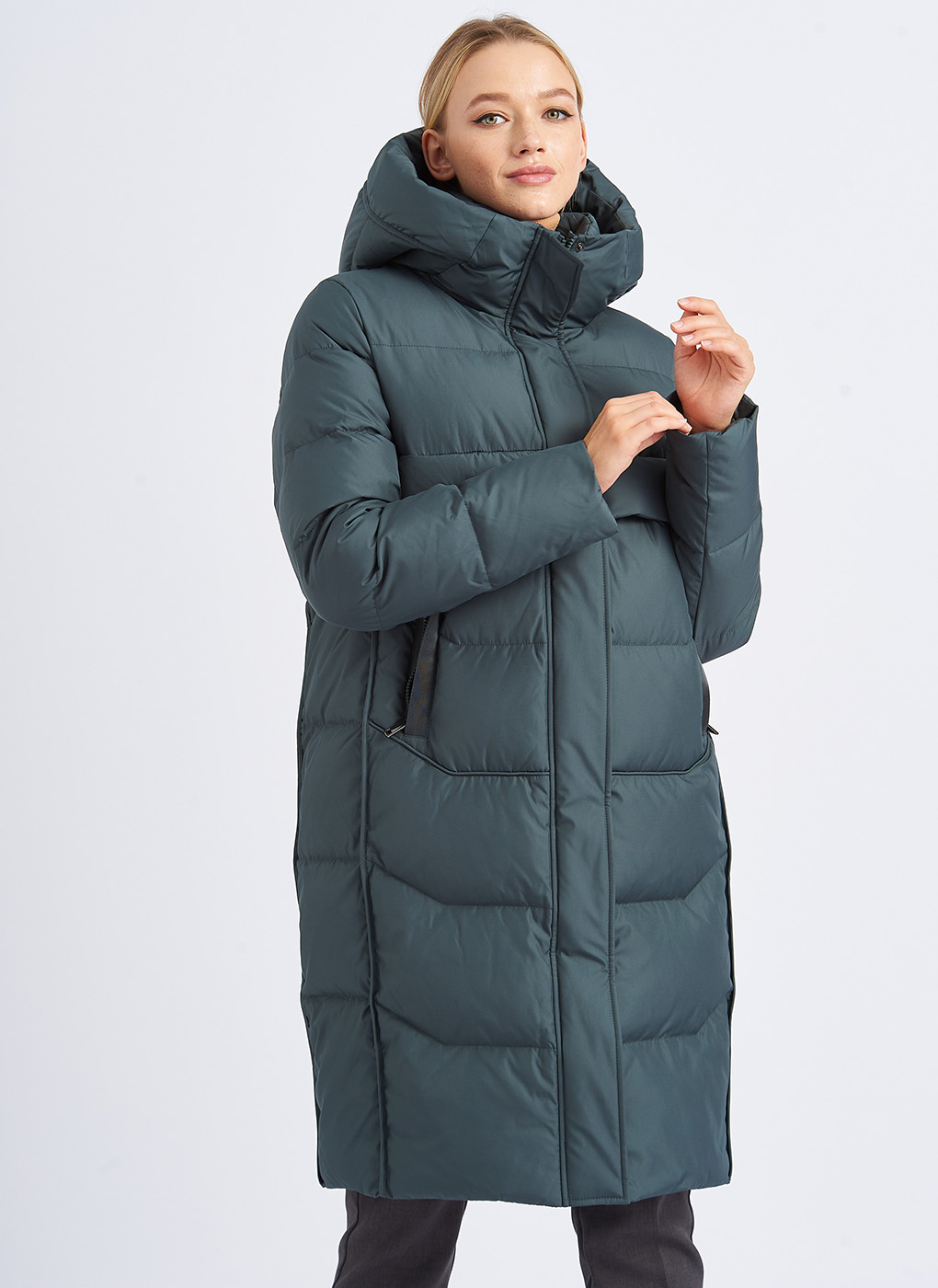 

Куртка женская Britt 56471 зеленая 48 RU, 56471