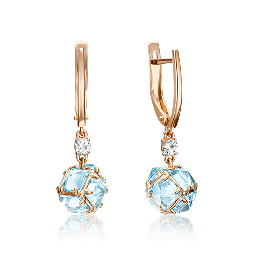

Серьги из красного золота с топазом PLATINA jewelry 02-4547-00-201-1110-57_0, 02-4547-00-201-1110-57_0