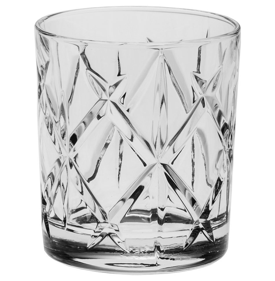 фото Стаканы для виски 320 мл 4 шт crystal bohemia "york" черная упаковка 148786