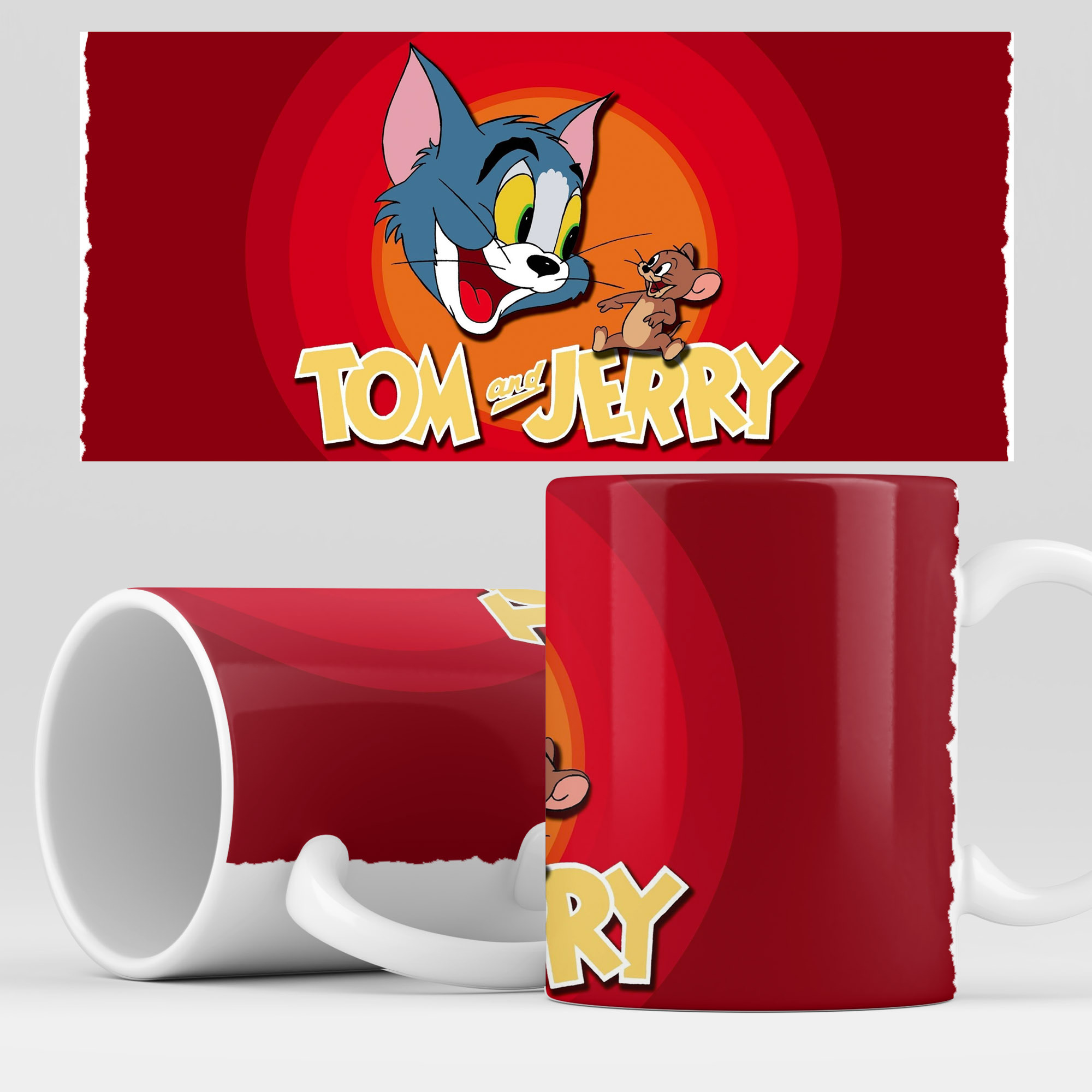 

Кружка RocketCup с принтом "Том и Джерри" мультсериал, TomJerry_01