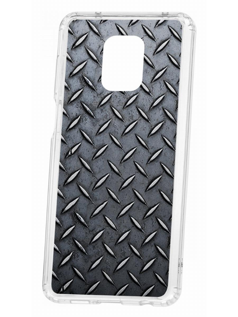 Чехол на Xiaomi Redmi Note 9 Pro/9s/9 Pro Max Kruche Print Сталь,противоударный бампер