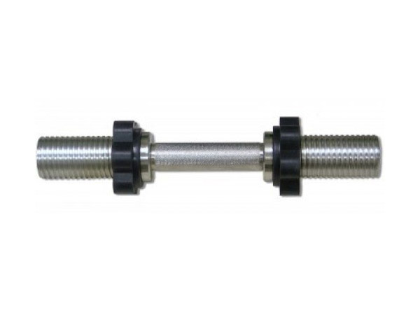 Гриф для штанги гантельный MB Barbell MВ-BarM50-M390B 39 см, 50 мм