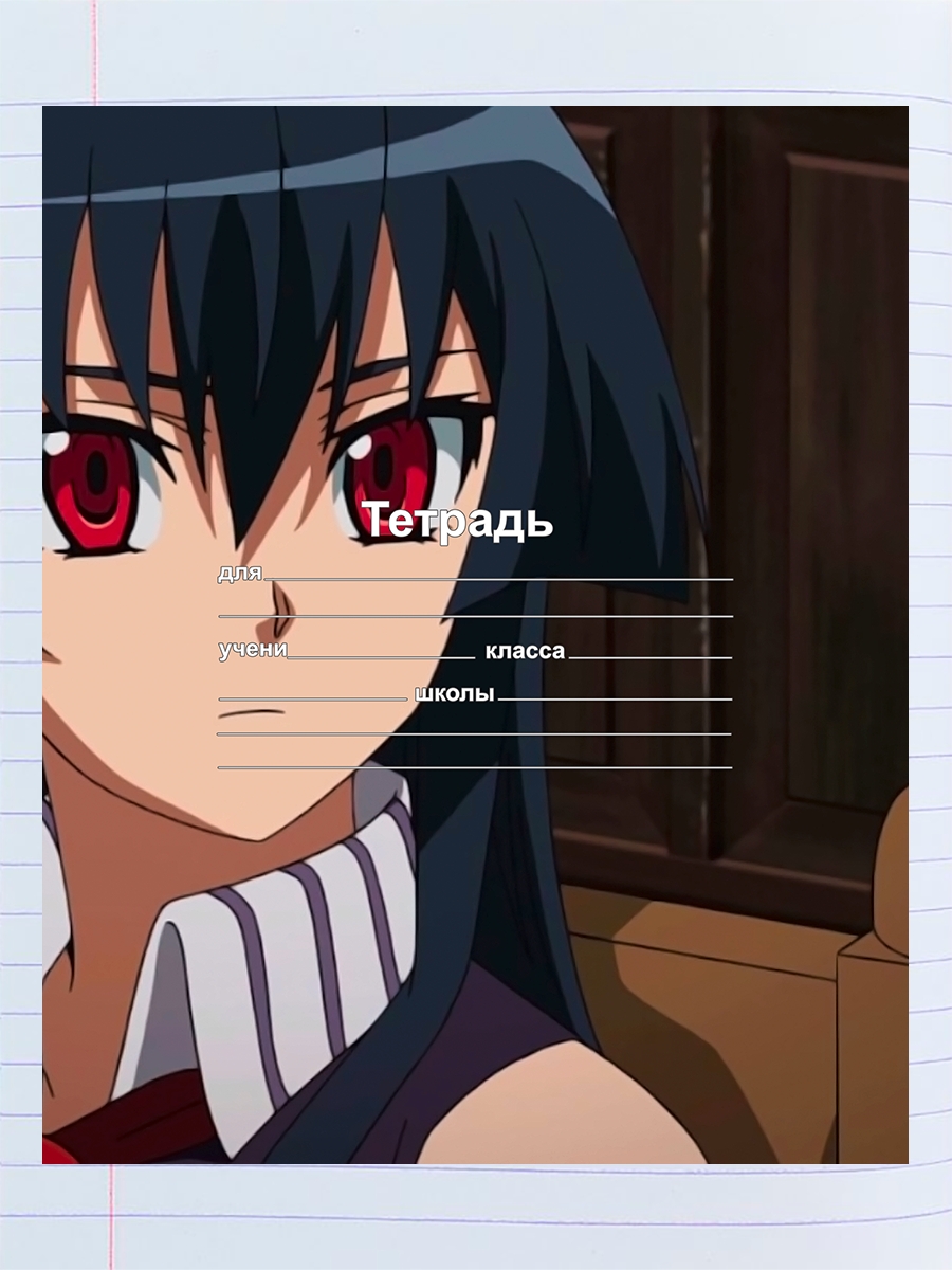 

Тетрадь Akame ga Kill акаме, 94958007