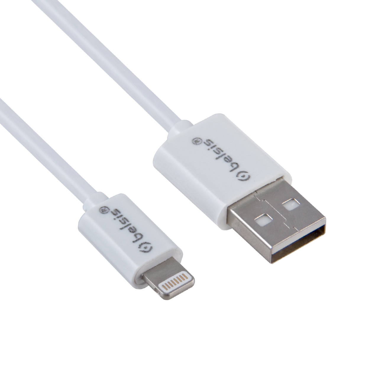 фото Кабель belsis lightning - usb а, белый, 0,95 м, bs3015