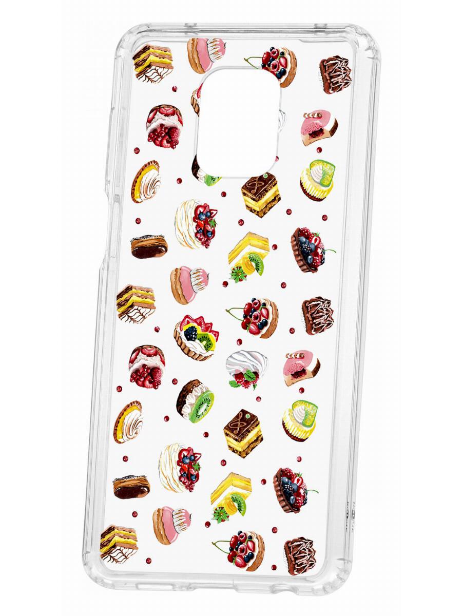 

Чехол на Xiaomi Redmi Note 9 Pro/9s/9 Pro Max Kruche Print Cake,противоударный бампер, Прозрачный;коричневый;желтый;розовый, Ксиоми Редми Нот 9 Про, Нот 9с, Нот 9 Про Макс