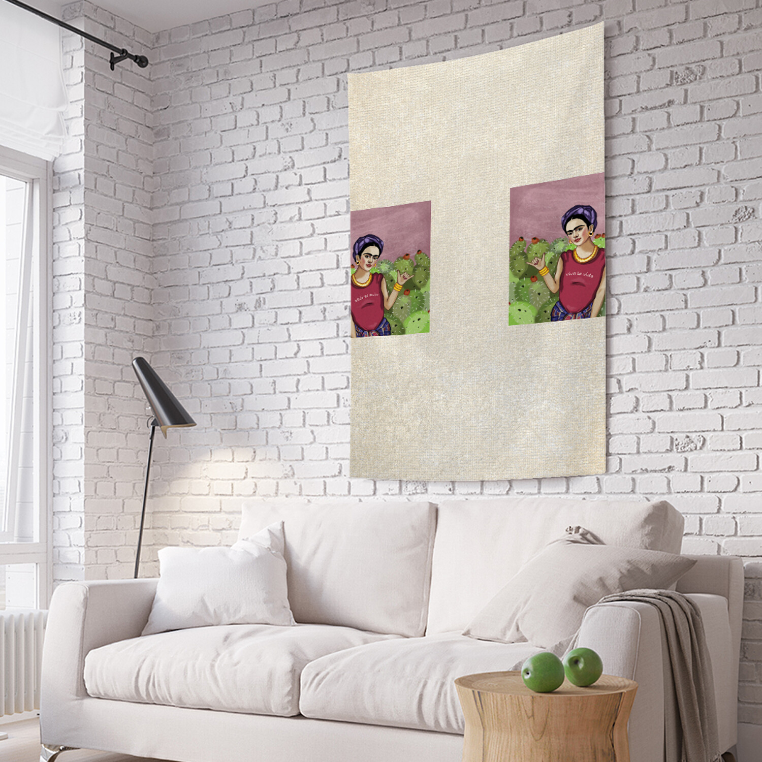 

Фотопанно вертикальное на стену JoyArty Фрида в квадрате 100x150 см, Фрида в квадрате