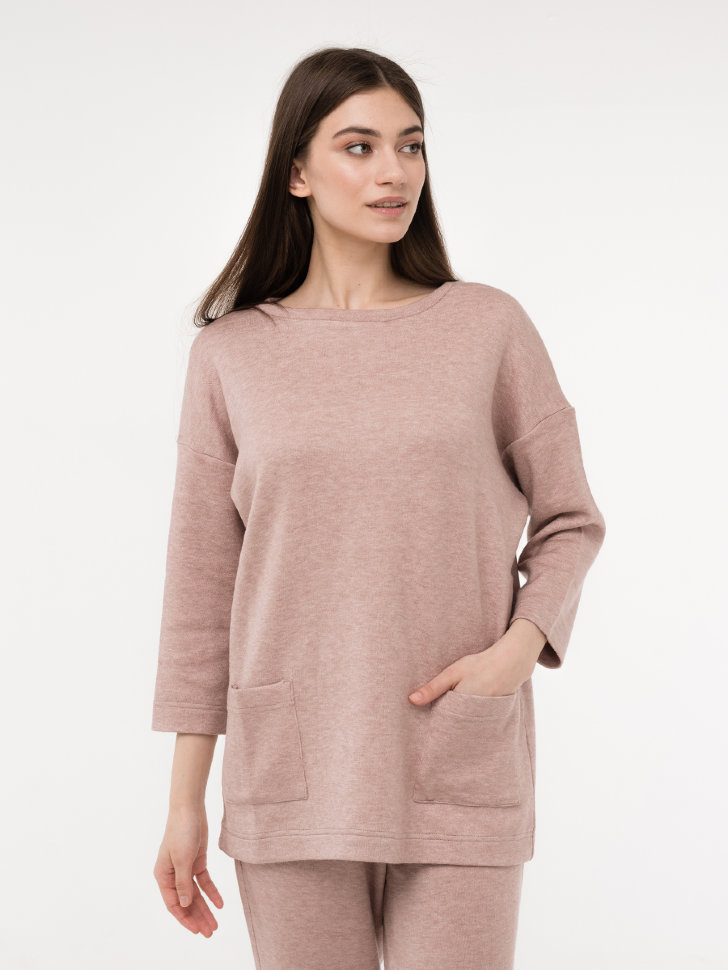 

Джемпер женский LIOLI USV060101LUKEWARM розовый 46 RU, USV060101LUKEWARM