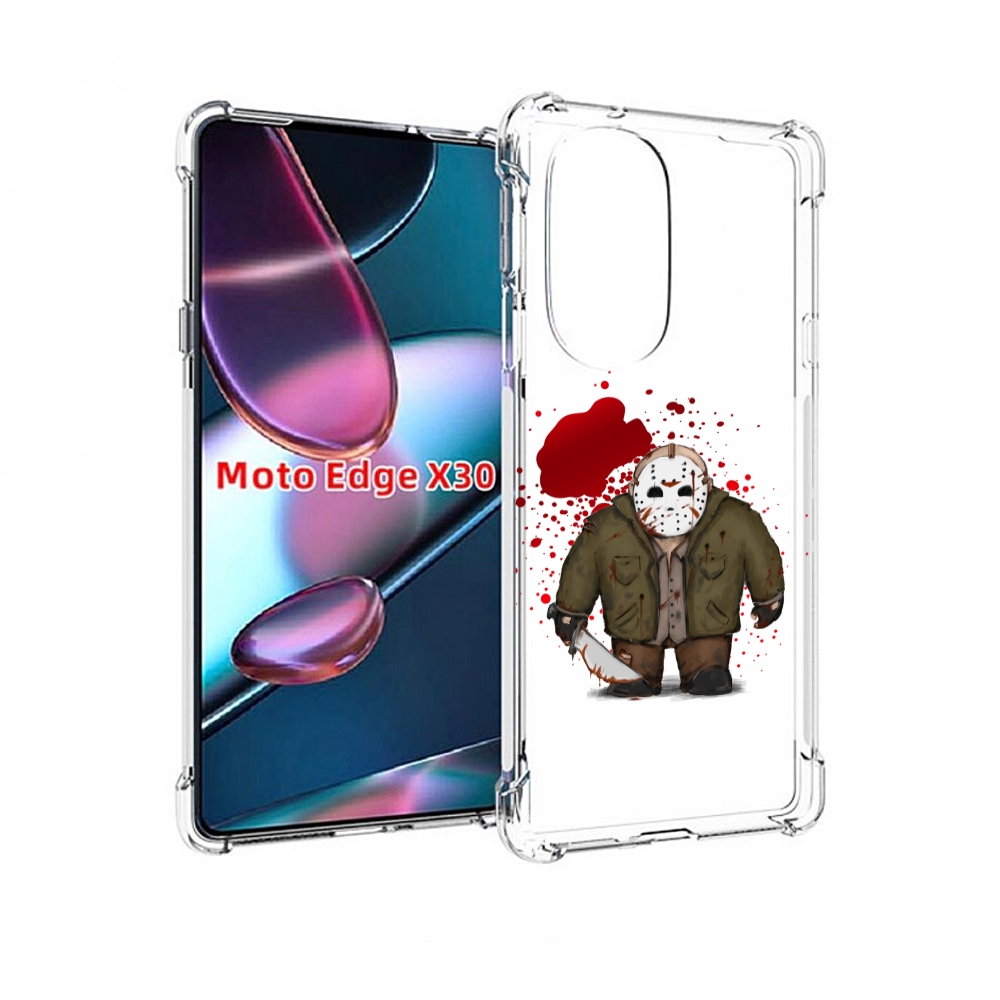 

Чехол MyPads джейсон для Motorola Moto Edge X30, Прозрачный, Tocco