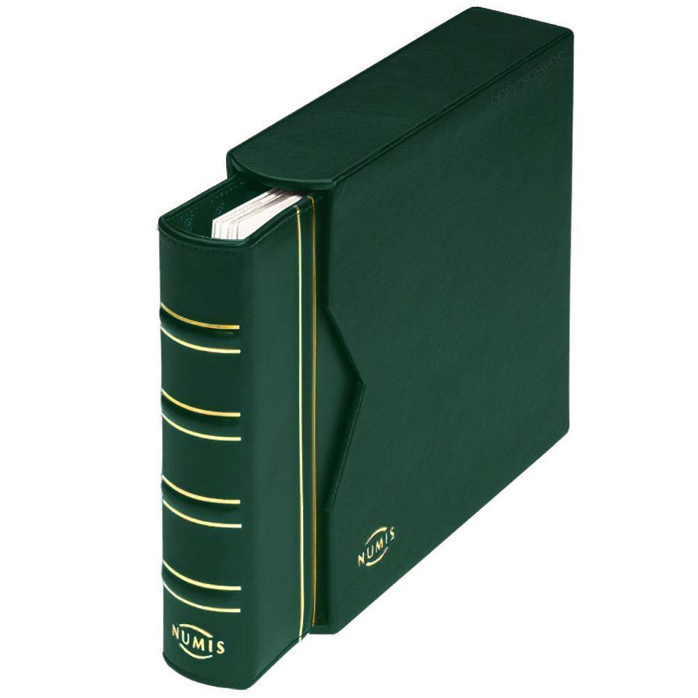 

Альбом Classic NUMIS на 143 монеты, в футляре зеленый. Leuchtturm, #327836