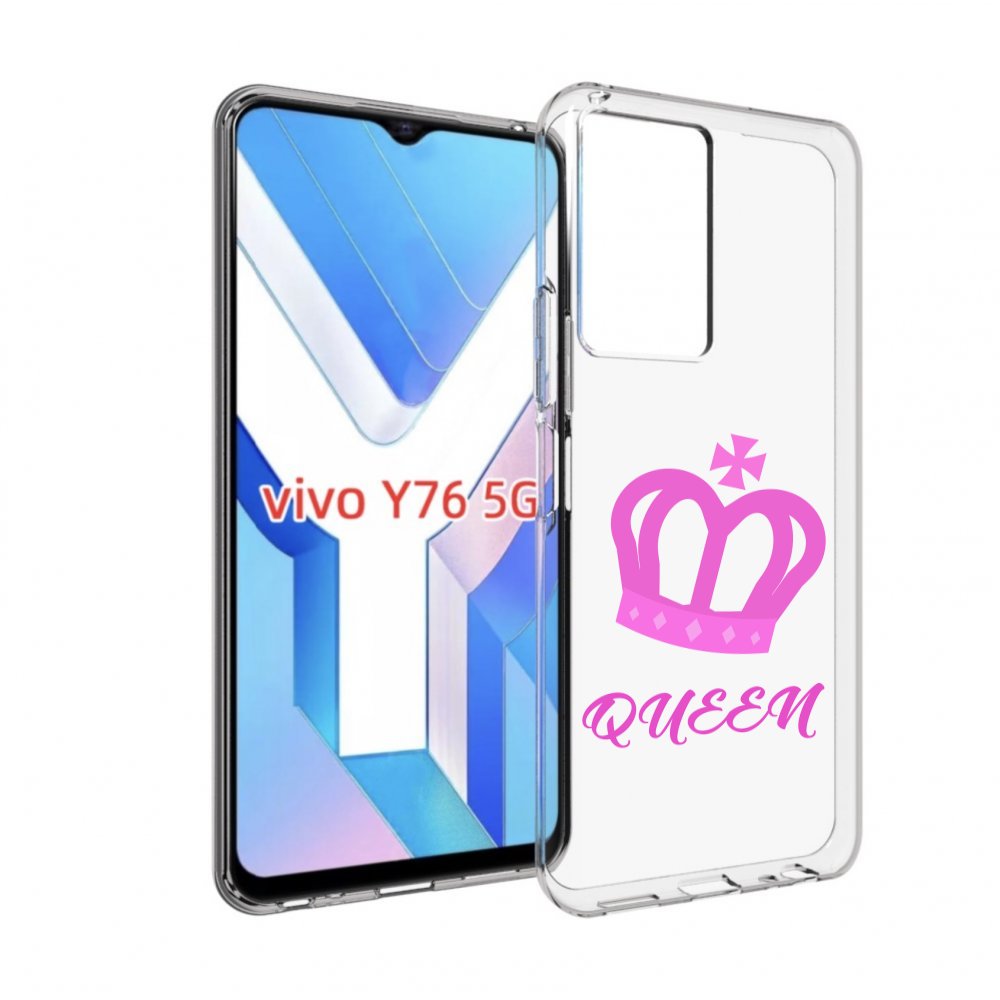 

Чехол MyPads корона-королевы-розовый для Vivo Y76 5G, Прозрачный, Tocco