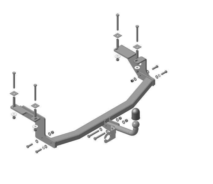 фото Фаркоп motodor motodor.90703-a для ford ecosport 2014- внедорожник без электрики