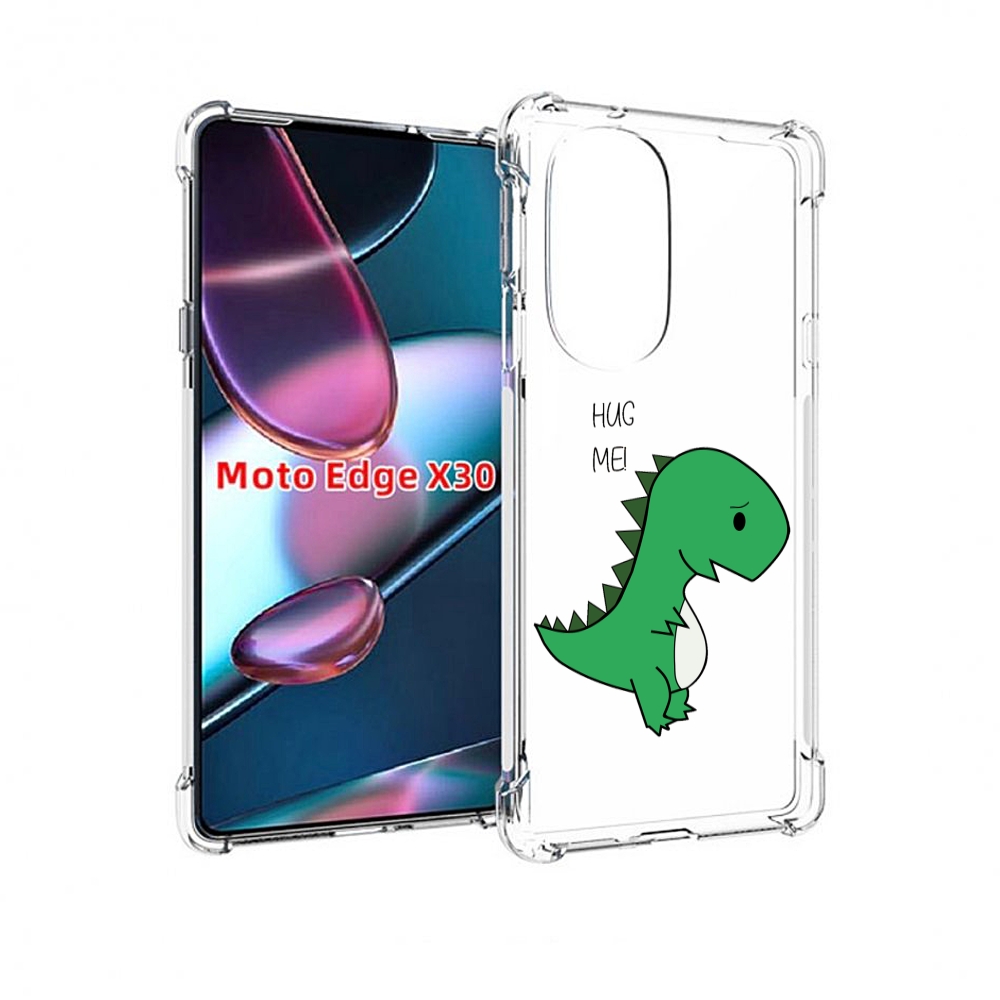 

Чехол MyPads динозаврик для Motorola Moto Edge X30, Прозрачный, Tocco