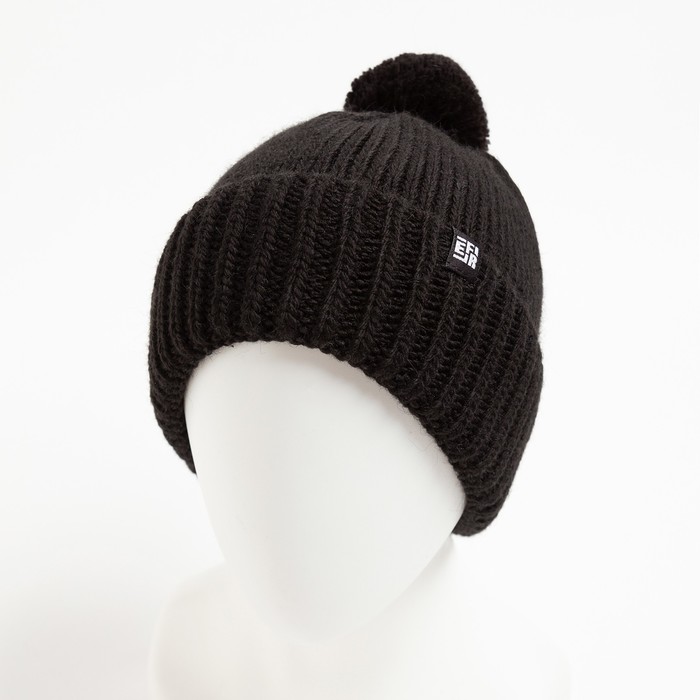 

Шапка бини женская Marhatter Р00003552 чёрная, р. 56-58, Р00003552