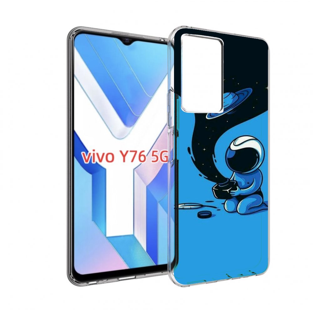 

Чехол MyPads космос из черной краски для Vivo Y76 5G, Прозрачный, Tocco