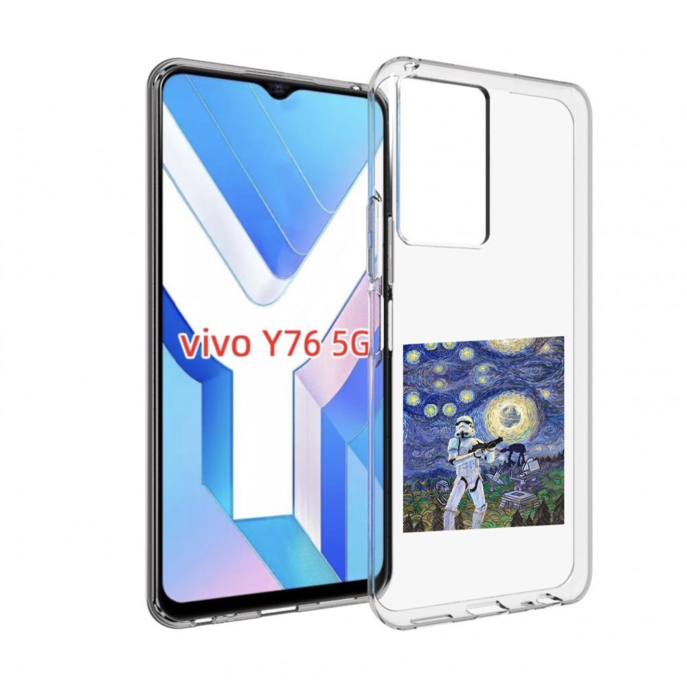 

Чехол Mypads Star Wars Звездная Ночь Для Vivo Y76 5G, Прозрачный, Tocco