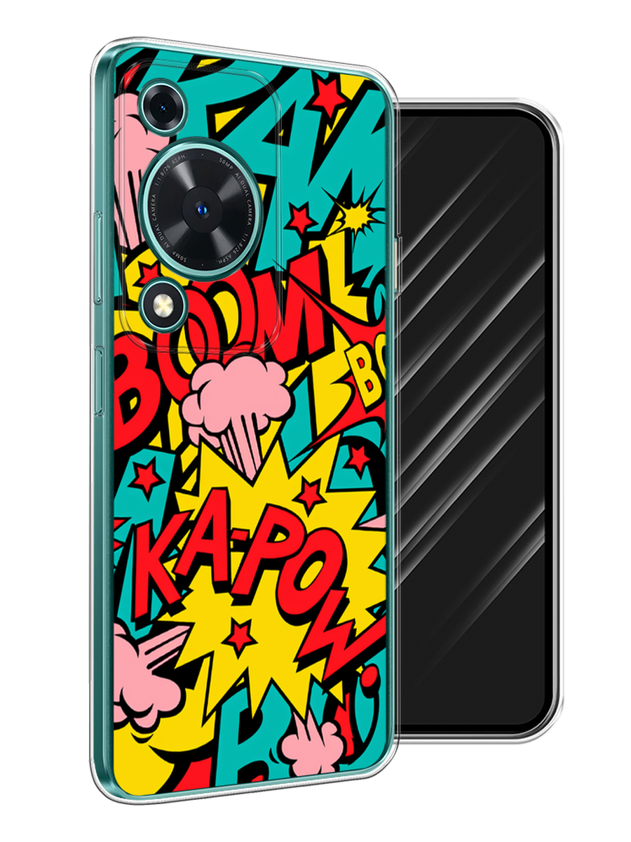 

Чехол Awog на Huawei Nova Y72 "Постер pop art", Бирюзовый;желтый;красный, 6123650-1