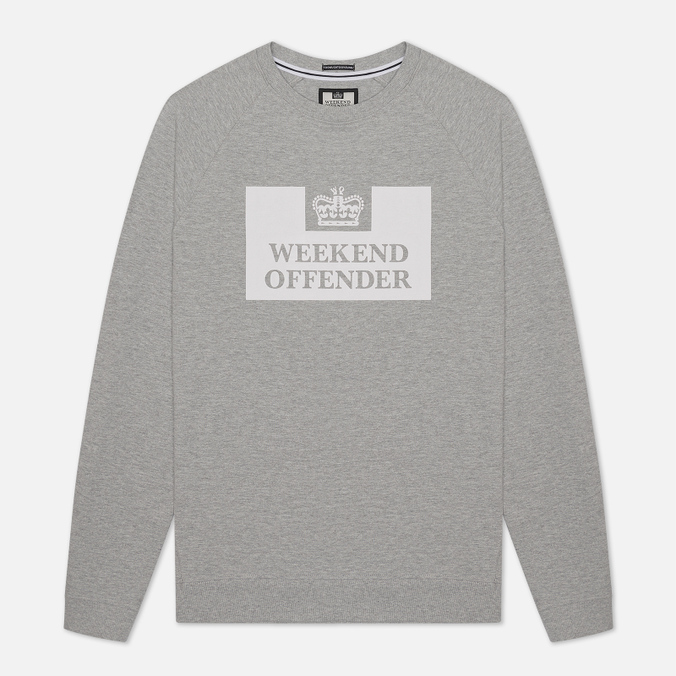 

Свитшот мужской Weekend Offender WOSW370-GRMRL серый L, WOSW370-GRMRL