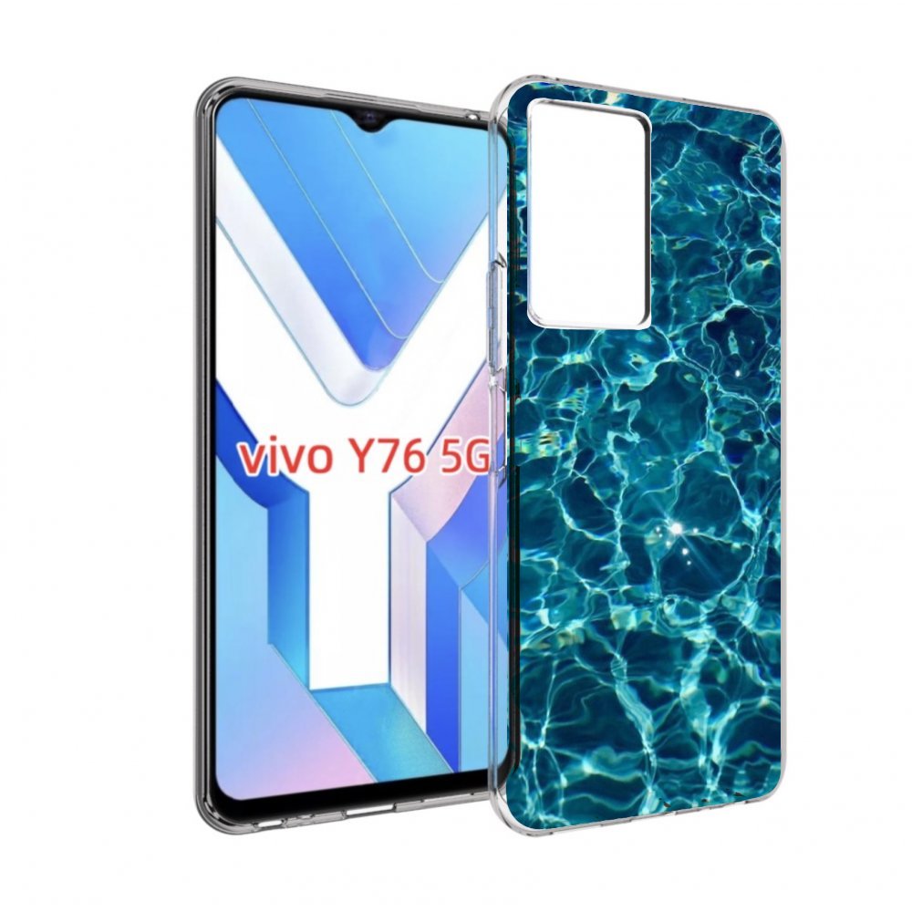 

Чехол MyPads красивая голубая вода для Vivo Y76 5G, Прозрачный, Tocco