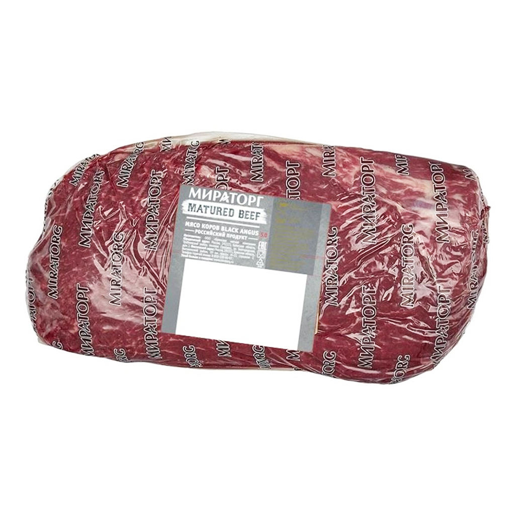 

Блейд из говядины без кости Мираторг Black Angus замороженный +-3,2 кг