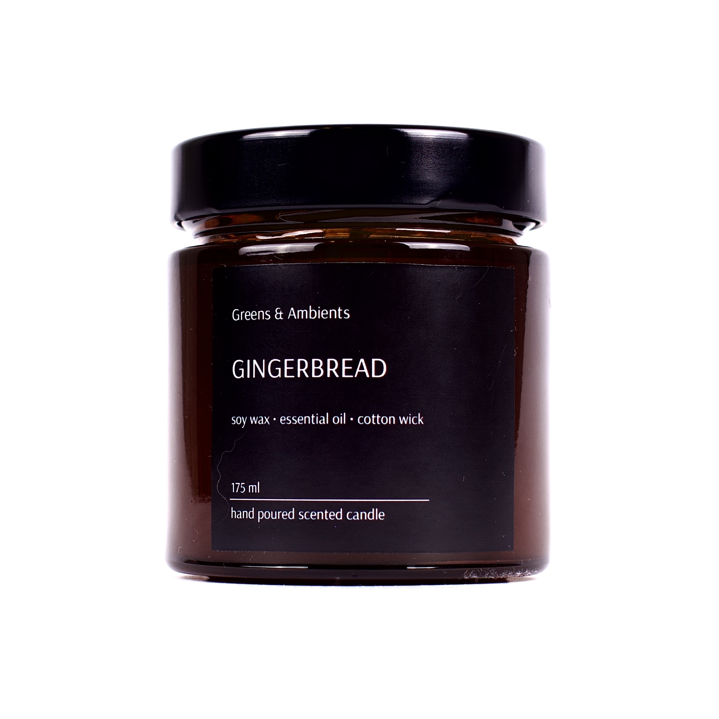 

Ароматическая свеча Имбирный пряник Gingerbread 175 ml, Коричневый