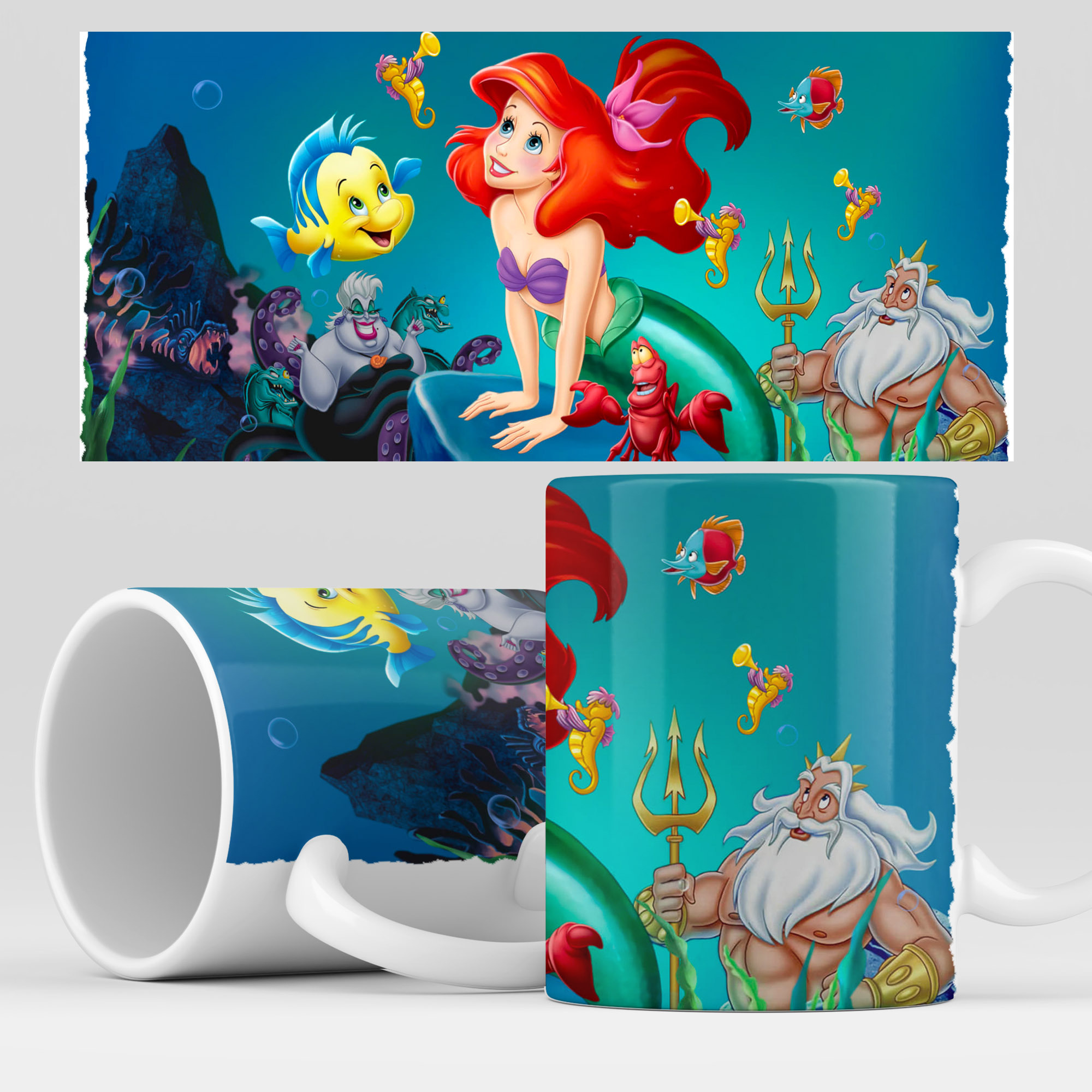

Кружка RocketCup с принтом "Русалочка", Mermaid_01