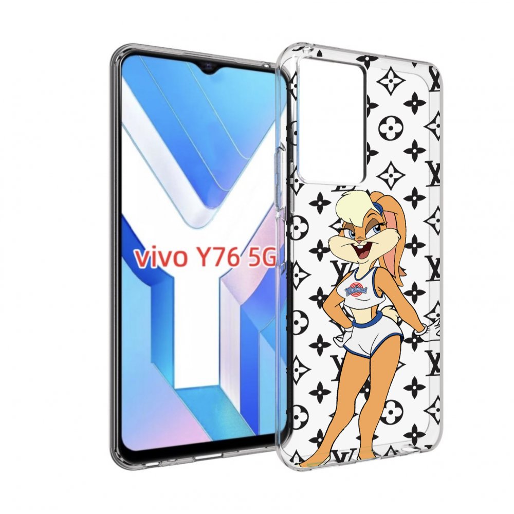 

Чехол MyPads красивый-принт-на-чехол женский для Vivo Y76 5G, Прозрачный, Tocco