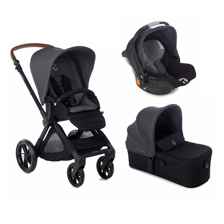 

Коляска 3 в 1 Jane muum+micro+koos i-size r1 cold black 5555 U06, Muum 3 в 1
