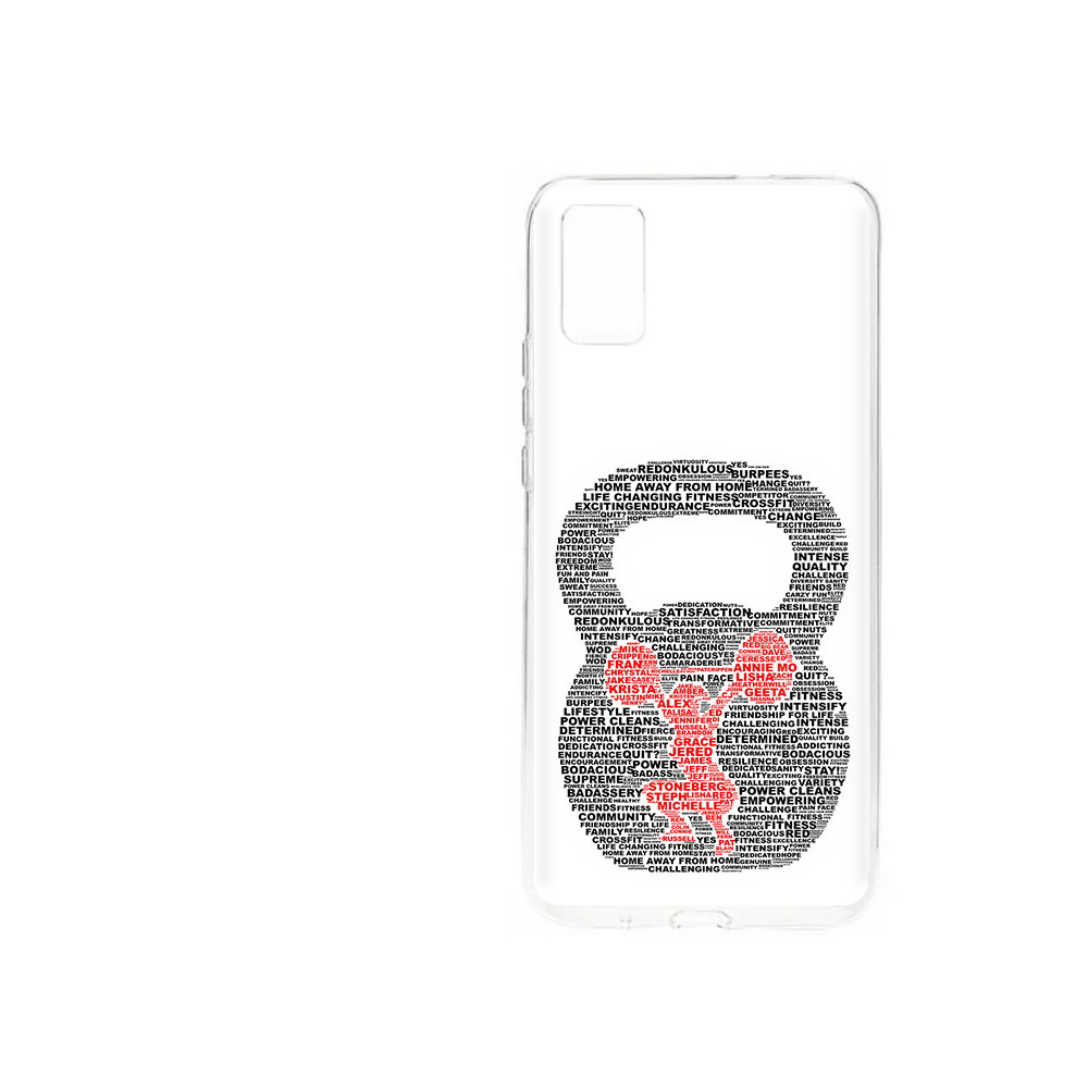 Чехол MyPads Tocco для ZTE Blade A31 (2021) бодибилдинг гиря из слов (PT226942.465.232)