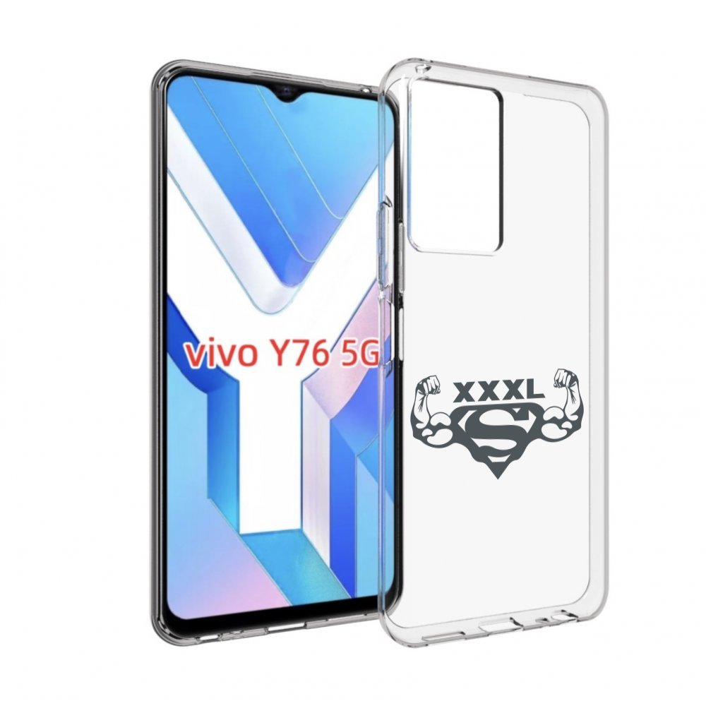 

Чехол MyPads бодибилдинг супермен для Vivo Y76 5G, Прозрачный, Tocco