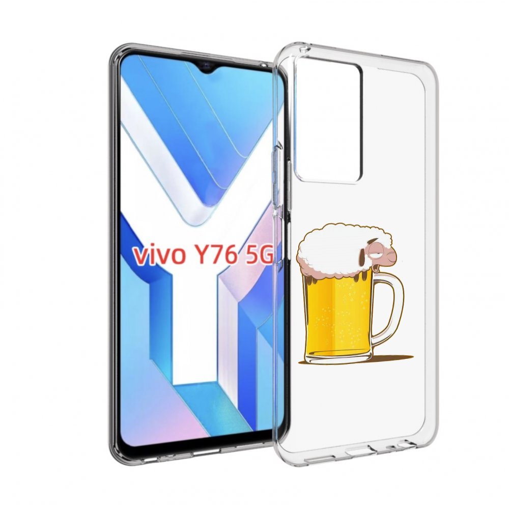 

Чехол MyPads кружка пива для Vivo Y76 5G, Прозрачный, Tocco