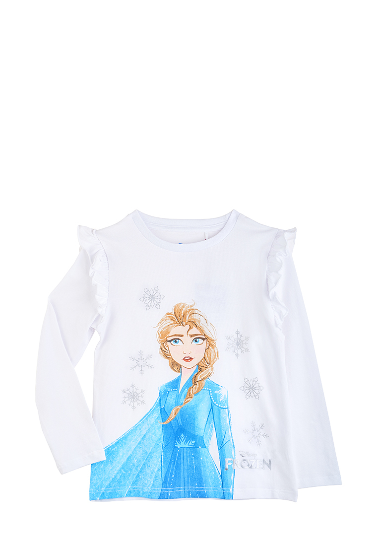 фото Лонгслив детский disney frozen aw20fr1003737 белый р.104