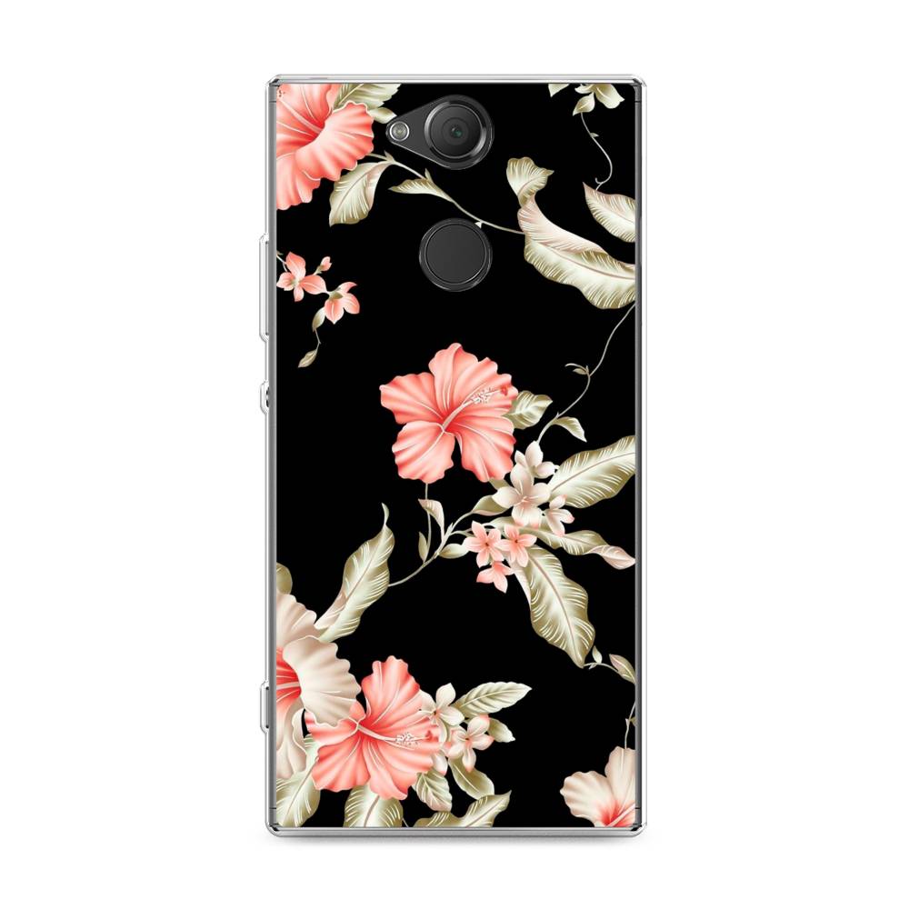 

Чехол Awog на Sony Xperia XA2 Plus "Цветы на черном", Разноцветный, 53550-8