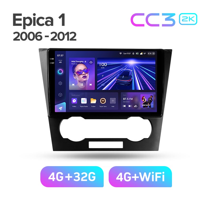 Магнитола TEYES CHEVROLET EPICA 2006-2012 г CC3 2K 432ГБ 3799000₽