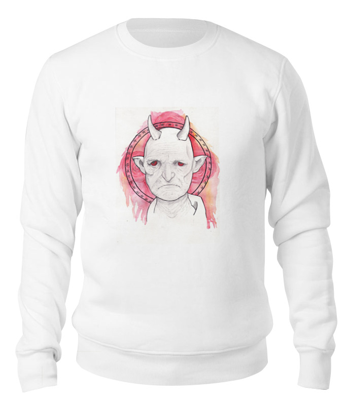 

Свитшот унисекс Printio White dvl белый L, White dvl