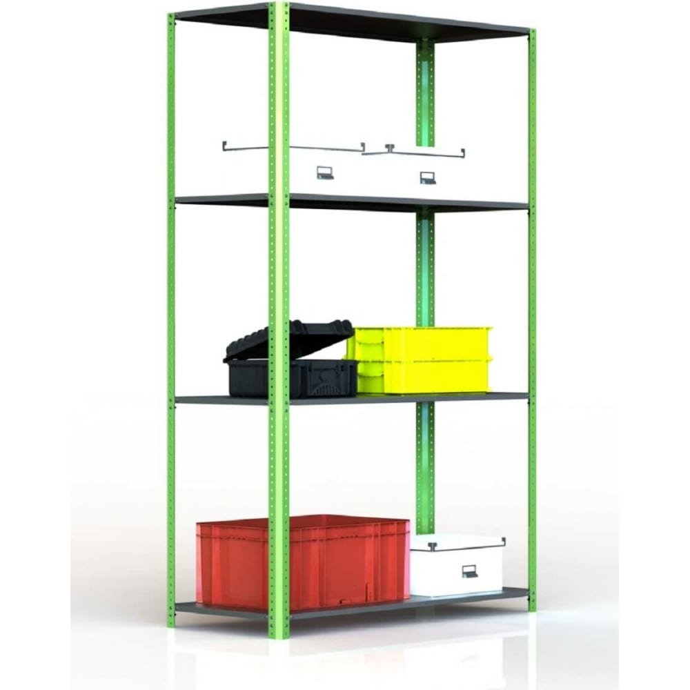 ООО Металекс Стеллаж Metalex AIR 1800x1200x400 4 полки SMAIV181240