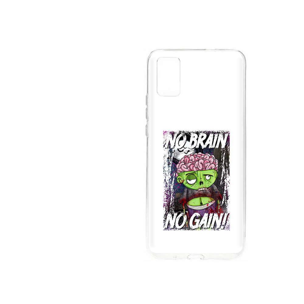 

Чехол MyPads Tocco для ZTE Blade A31 (2021) глупый зомби (PT226942.465.289), Прозрачный, Tocco