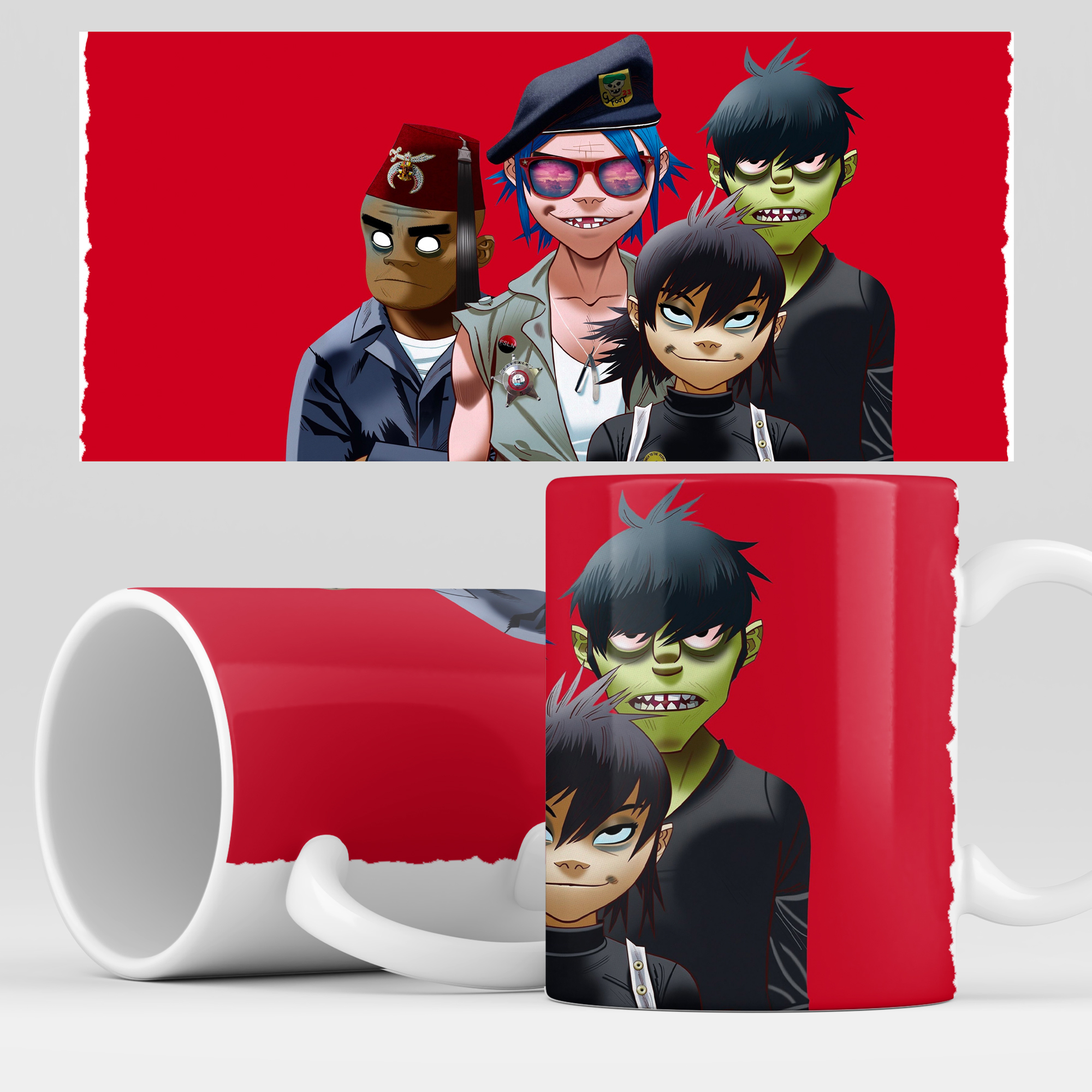 

Кружка RocketCup с принтом "Gorillaz", Gorillaz04