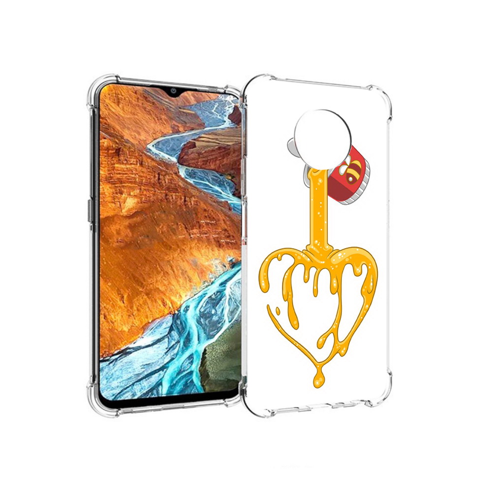 

Чехол MyPads Tocco для Nokia G300 медовое сердце (PT224563.108.471), Прозрачный, Tocco