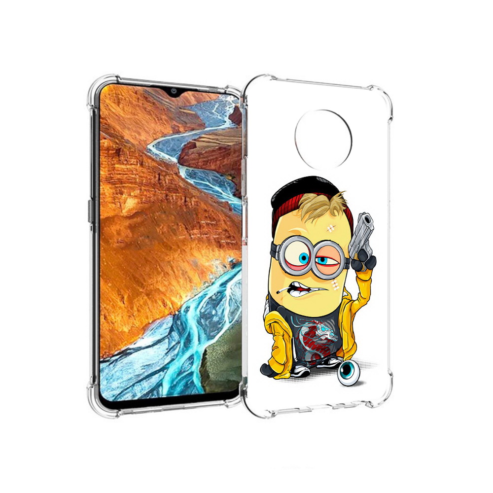 

Чехол MyPads Tocco для Nokia G300 миньон бандит (PT224563.108.475), Прозрачный, Tocco