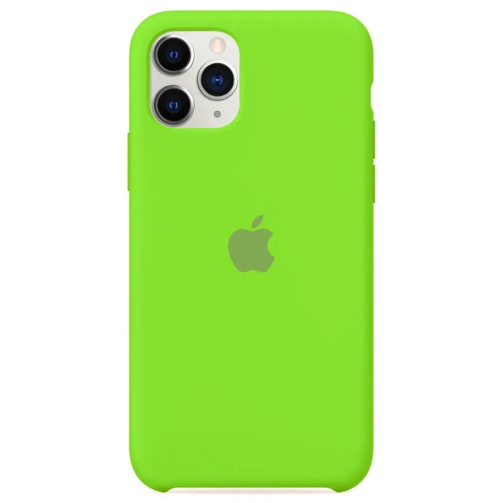 Чехол для Apple iPhone 11 Pro Silicone Case (Салатовый)