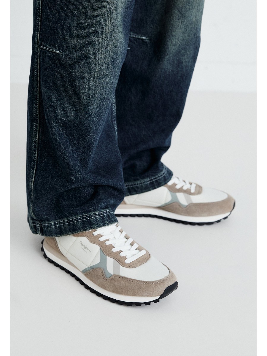 

Кроссовки мужские Pepe Jeans London PE112O0CD бежевые 43 EU, Бежевый, PE112O0CD