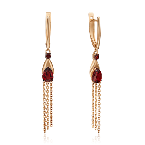 

Серьги из красного золота с гранатом PLATINA jewelry 02-4554-00-204-1110-57_0, 02-4554-00-204-1110-57_0