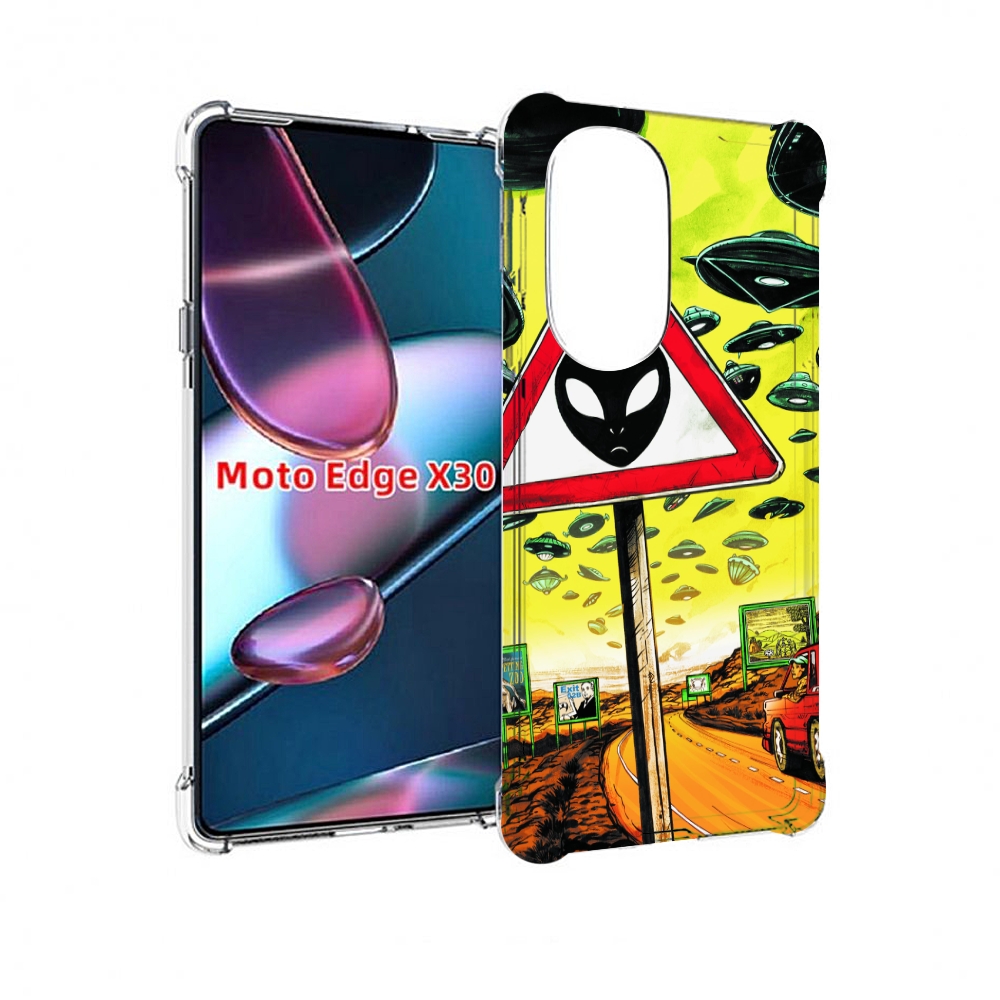 

Чехол MyPads дорога к инопланетянам для Motorola Moto Edge X30, Прозрачный, Tocco